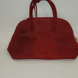 Red Pelle Over the Shoulder Purse